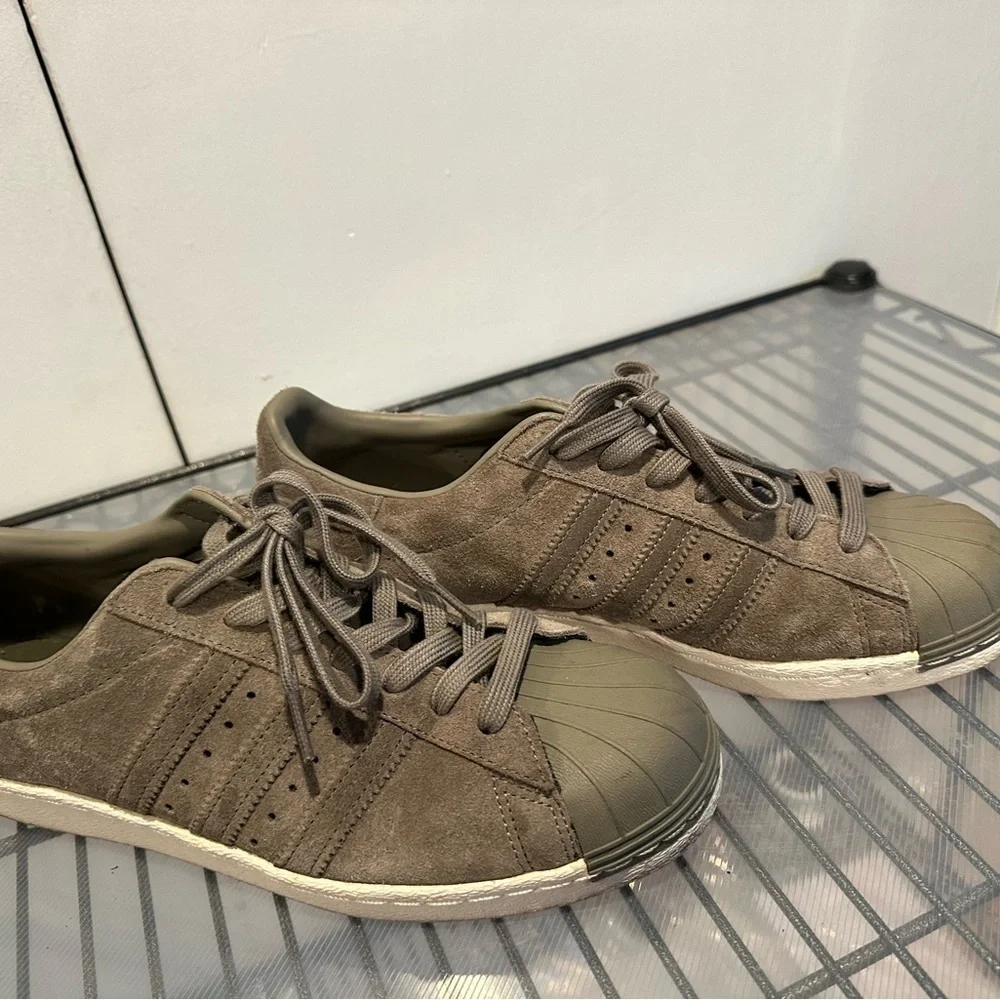 Adidas La Marque Men's Khaki Suede Sneakers